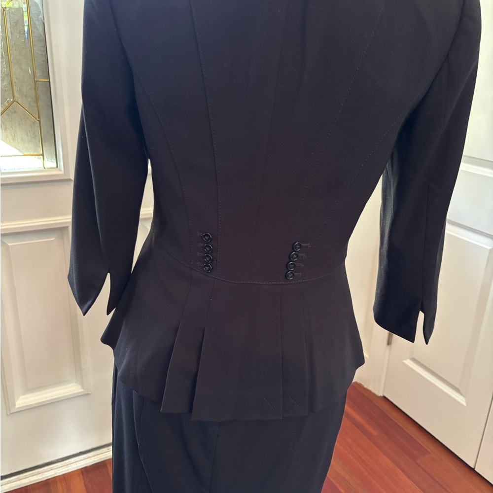 White House Black Market Black skirt suit set - Picture 3 of 10